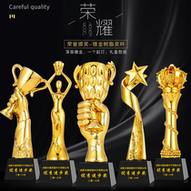 Net celebrity resin trophy customization Enterprises and undertakings Outstanding employees Advanced workers Sports competition awards free lettering
