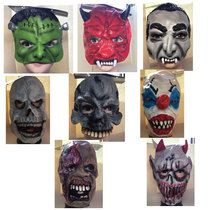 Halloween ghost mask Zombie alien masquerade Demon Grim Reaper latex clown skull headgear