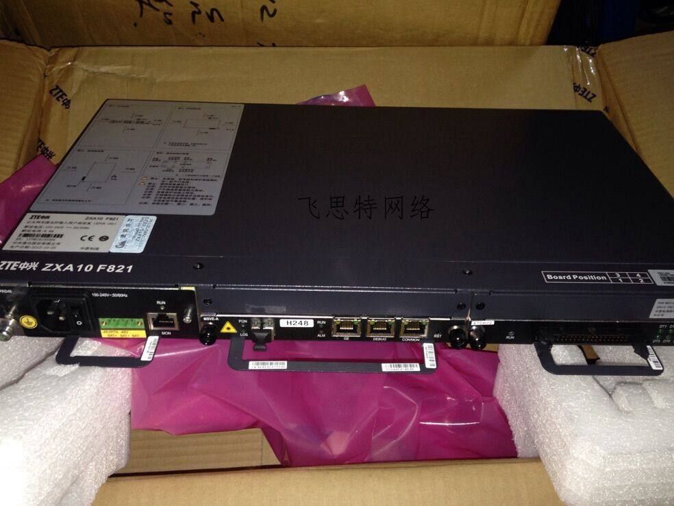全新中兴 f821 epon gpon 机框 onu 配万兆主控 msvse 10g 机框