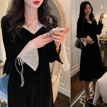 Maternity dress spring and autumn dress dress early spring tide 2020 hot mother Fairy base shirt personality style Spring Suit