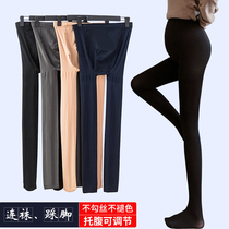 Pregnant women stockings belly spring and autumn thin socks velvet pregnant women leggings