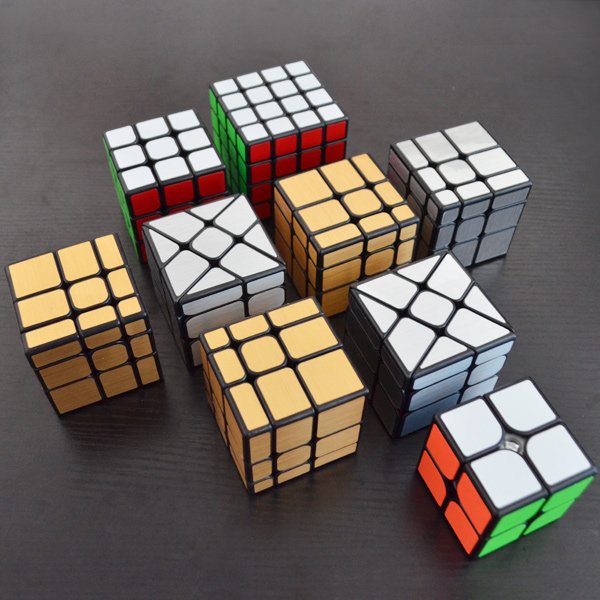 豪华镜面魔方二三四阶初学专业比赛顺滑速拧异形魔方组合套装_折222网