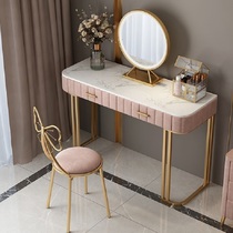 Nordic modern minimalist bedroom Princess dressing table small net red ins Wind light luxury bay window dressing table table