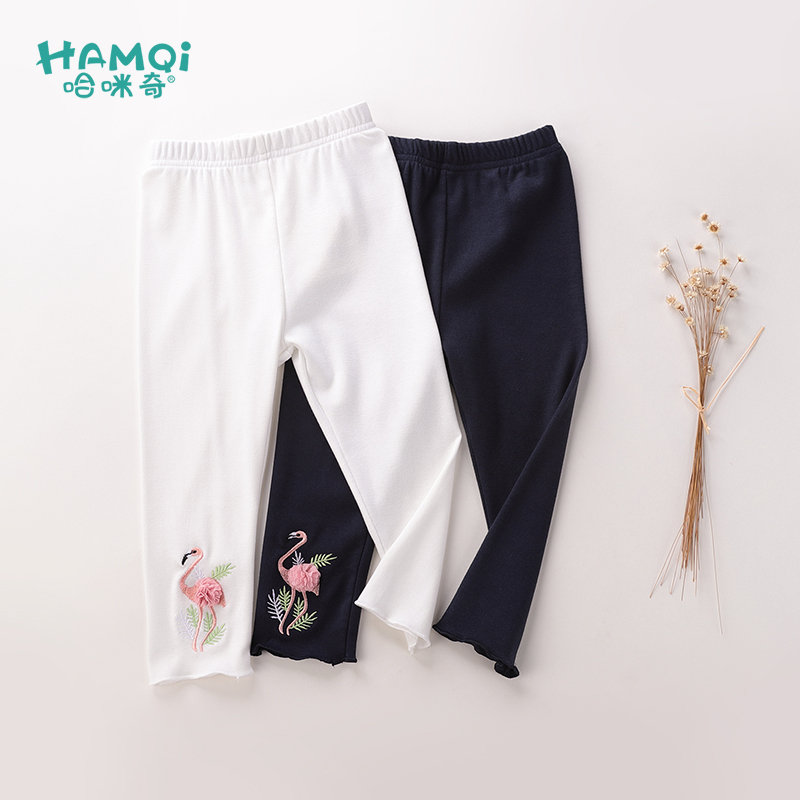 Hamic baby leggings 2022 spring and autumn new children's pants 1 girls wear trousers baby autumn clothes 3 years old