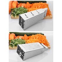 Versatile stainless steel tetrahedral planing silverware cutting and peeling knife multipurpose