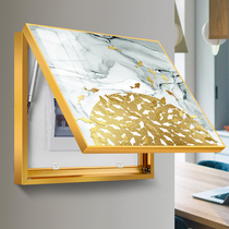 American light luxury meter box decorative painting blocking switch power supply distribution box hanging painting Nordic Minimalist mural