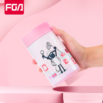 Rich Light Portable Braising Cup Student Dorm Room Smoodle Pot Stew Porridge Office Worker Stainless Steel Small Insulated Bucket Lunch Box