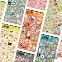 Nekoni sticker perfume food travel notes hand account book photo album cute girl heart decoration stickers