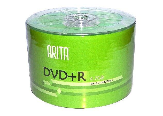 铼德arita时尚e时代系列16x dvd光盘 50片装 空白刻录盘 特价包邮_7折