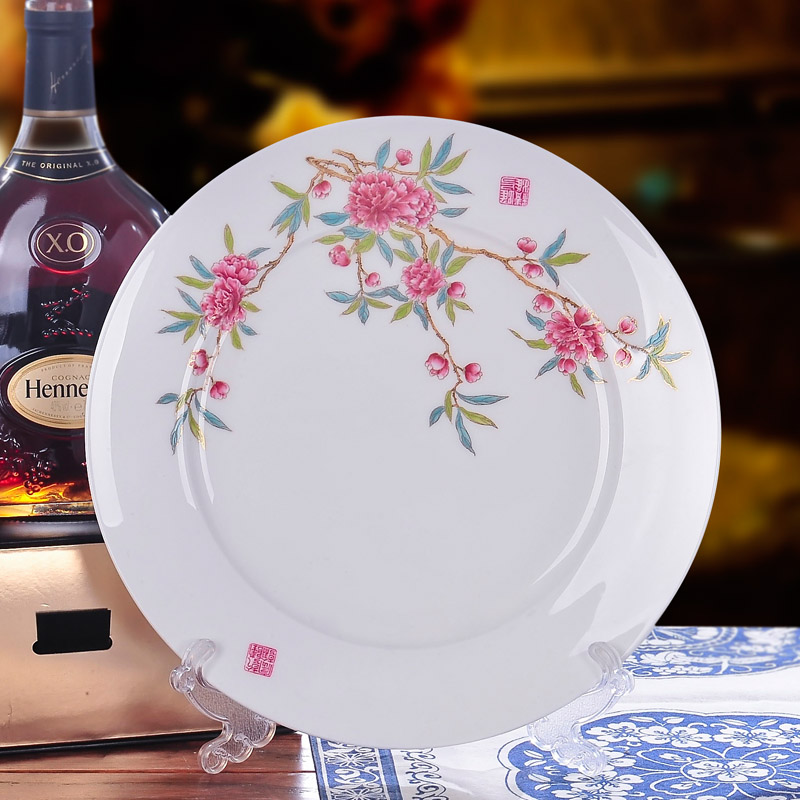 Red xin 56 head of jingdezhen ceramic tableware suit to use dishes Chinese porcelain tableware tableware ceramic bowl