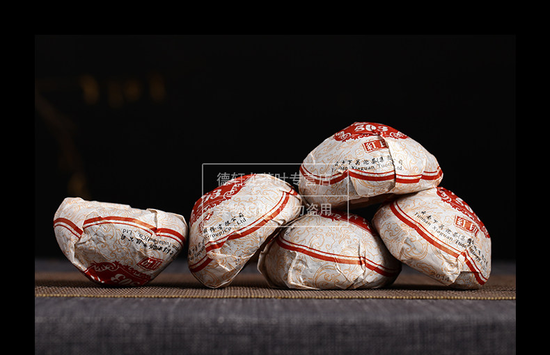 紧压茶叶云南普洱生茶沱2014年下关沱茶红印503袋装500g 印记普洱-德