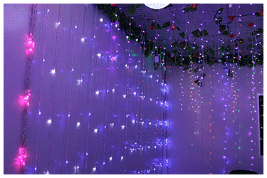 led婚礼动态图片 婚礼场面图片