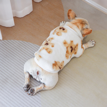 Fou clothes autumn winter style puppies plush clothes teddy fou than bear bago snownery pooch warm clothes