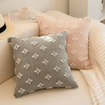 Grinding Hair Appliquity with pillowcase Nordic modern Living room sofa Back to back waist pillow Mind leaning back to back