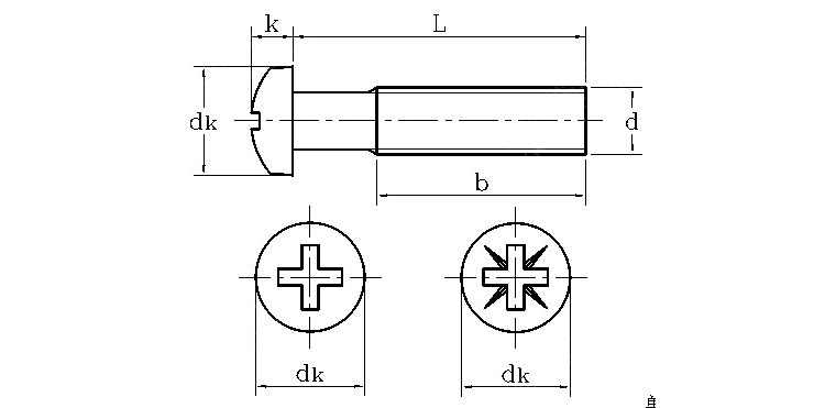 304不锈钢圆头十字螺丝 盘头十字螺丝螺钉 m4*5,6,8,10,12,16-100