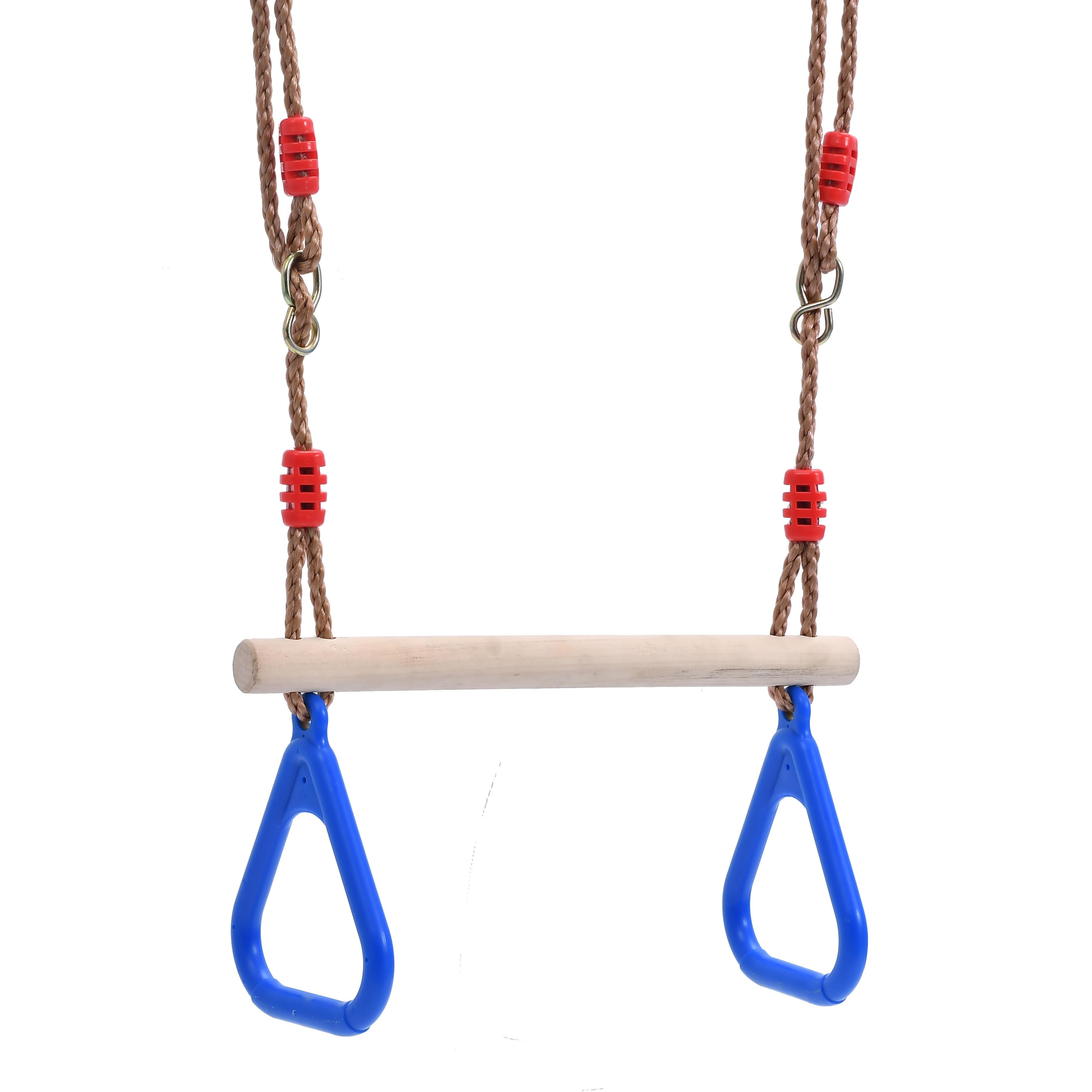 童乐宝贝儿童成人吊环木棒握手吊环健身吊环秋千宝宝健身