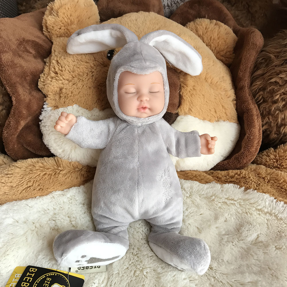 bieber比伯娃娃 正版仿真娃娃玩具宝宝陪睡娃娃婴儿睡眠安抚玩偶