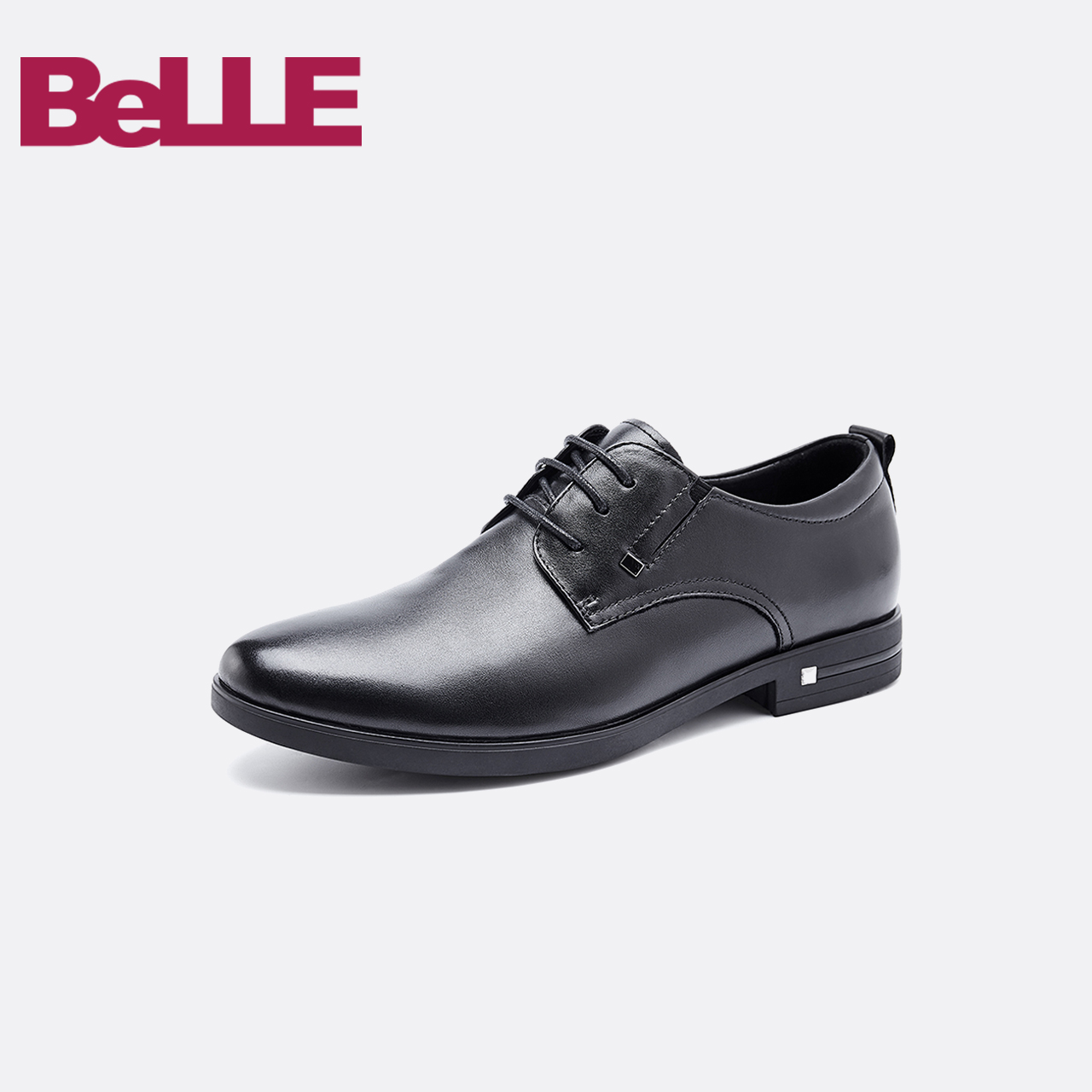 belle百丽秋季商场同款牛皮男商务正装德比皮鞋4yw01cm7