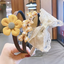 Girl headwear tidal Ocean Air hair accessories Korean high-end princess childrens hair hoop cute super cute Net red female treasure does not hurt hair