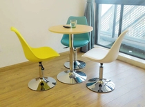 Eames bar chair casual bar chair desk chair lifting balcony plastic dining chair soft bag fabric bar stool backbench