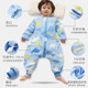 Starry Sky Baby Sleeping Bag Spring and Autumn Boys and Girls Gauze Split-Leg Baby Toddler Anti-Kick Quilt Universal ສໍາລັບທຸກລະດູການ