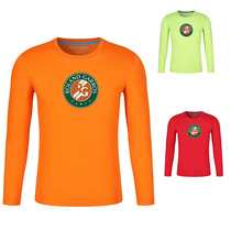 Long sleeve French open four Grand Slam quick-drying sweat-absorbing outdoor class tennis clothes Culture Sports custom competition autumn and winter T-shirt