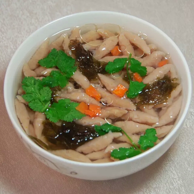 温州特产零小吃猪肉瘦肉丸瘦肉羹江浙沪2份包邮 送调料包成型的