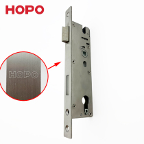 HOPO Haobo door and window hardware accessories 92 lock body broken bridge aluminum alloy swing door single point lock body lock cylinder linkage