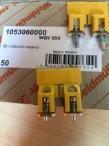 New original Weidmüller WDU 35 terminal short connector WQV35 2 1053060000 2-bit connector