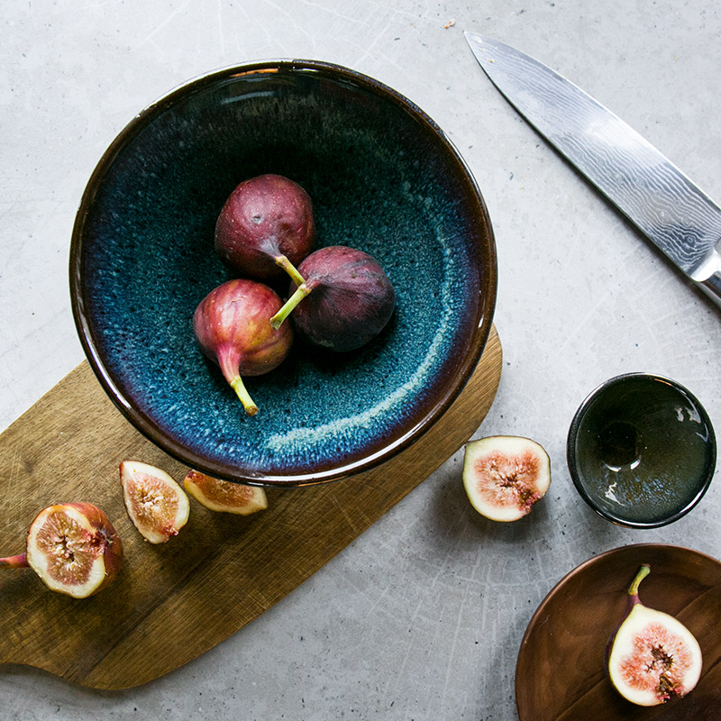 And HD peacock grain high creative ceramic bowl rainbow such as bowl with a single rice bowls bowl move Japanese dishes