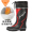 JW292 Black Red High Barrel Winter - Cold Protection with Velvet and Warmth