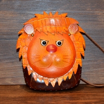 Handcrafted Zodiac Gift Animal Cute Little Wallet Woman Coin Bag Genuine Leather Zero Wallet Hand Grab Bag Mini Bag