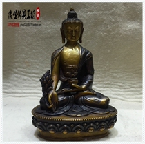 Edge life Buddha Nepal handmade sculptures 7 inch bronze pure bronze sculpted florist Buddha statue of Buddha