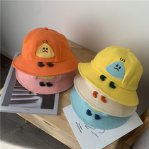 Childrens hat spring cartoon fishermans hat Korean version of sun hat girl baby boys basin hat