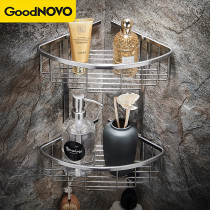 Toilet rack toilet toilet wall mounted 304 stainless steel Corner Corner triangle basket bathroom storage