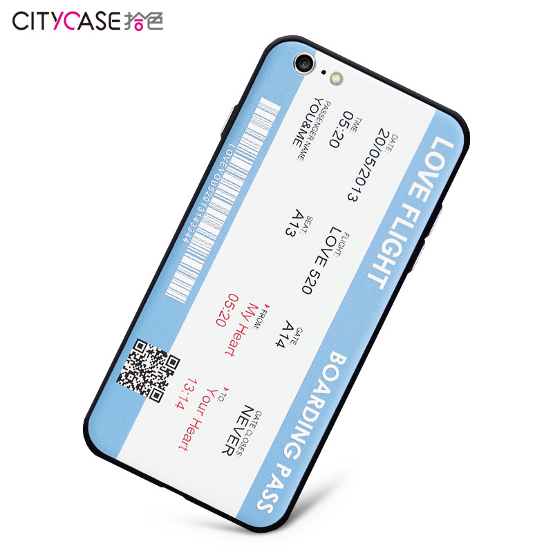 citycase 苹果6s手机壳创意个性情侣款iphone6plus带挂绳男女新款产品展示图1