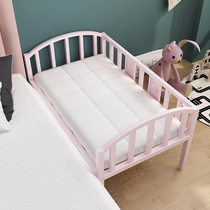 Wrought Iron children children princess bed widen thick boy single bed with guardrail baby bed splicing big bed