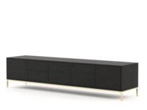 Nordic light and luxurious stainless steel TV cabinet modern minimalist villa-like room with custom-made cabinet living-room storage furniture