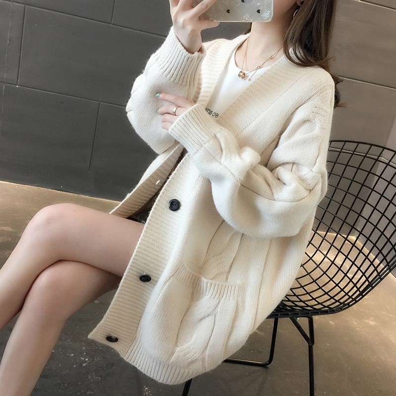 Maternity coat spring coat to cover the belly of pregnancy Korean version loose cardigan sweater small woman coat spring and autumn outer wear