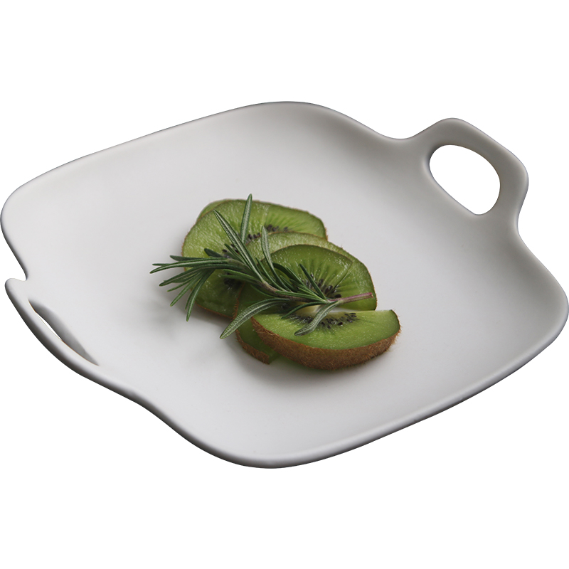 Japanese creative ceramics tableware steak plate sushi plate breakfast dish food dish pan household sifang salad plates