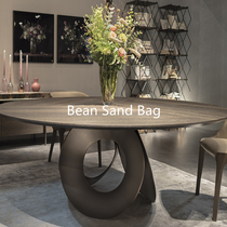 Bean Sand Bao Nordic designer furniture hotel apartment apartment villa model room dining table dining room table