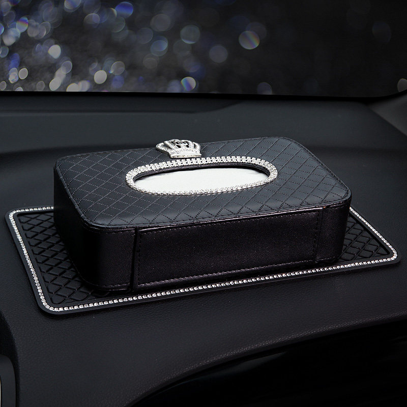 tissue box for car car camellia drawer car seat paper towel drawer car napkin carton interior female