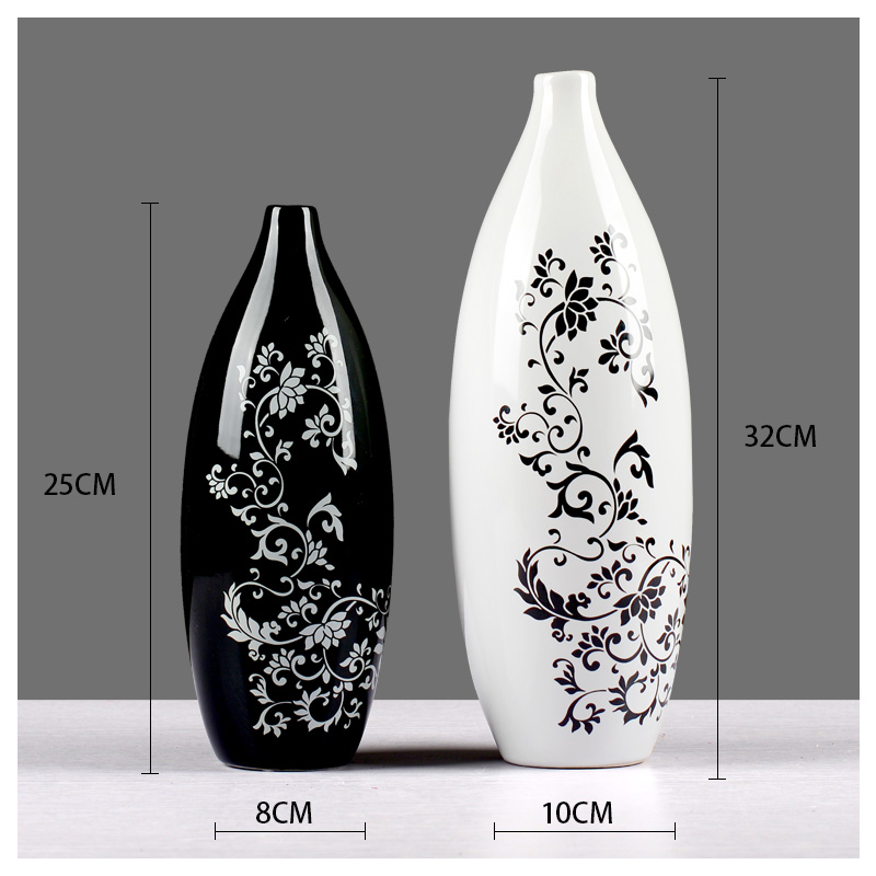 European vase furnishing articles ornaments creative flower arranging contracted sitting room porch cabinet home furnishing articles ceramic arts and crafts