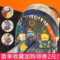 Baby toys Newborn bed bell Bed hanging Baby stroller pendant Music car clip Baby safety seat toy