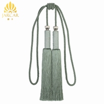 Jue card fashion simple curtain adhesive hook hanging ball tie rope hanging ball double ball boutique collection strap long tassel hanging ear