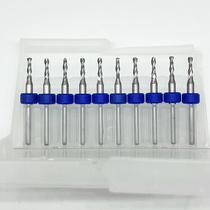 Import PCB Aluminum Base Plate Double Edge Tungsten Steel Milling Cutter High Thermal Conductive Copper Base Alloy Milling Cutter Drill Tip Type Aluminum With Milling Cutter