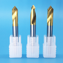 Imported Tungsten Steel Alloy Fixed Point Drilling Titanium Coating Fixed Point Center Drilling 90-degree Straight shank Positioning drill