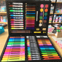 Master childrens painting tools set kindergarten Primary School students art painting watercolor pen oil painting stick gift box set