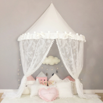 Children Princess Bed Canopy Reading Corner Home Cloth Art Wall Accessories Soft Decoration Nordic Home Lace Lace Girl Toys