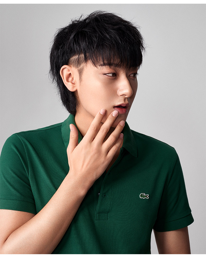 lacoste法国鳄鱼黄子韬同款男装经典polo衫明星同款男|ph7937